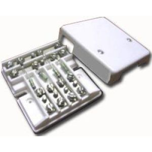 РОН белая (240 Ом) Коробка универсальная радиотрансляционной сети