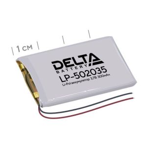 Delta LP-502035 Аккумулятор литий-полимерный призматический