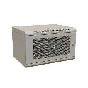 WR-TW-0666-SD-RAL7035 Шкаф телекоммуникационный 19" настенный 6U