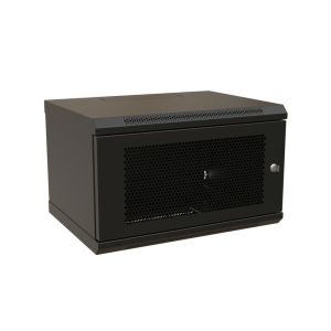 WR-TW-0666-SD-RAL9004 Шкаф телекоммуникационный 19" настенный 6U