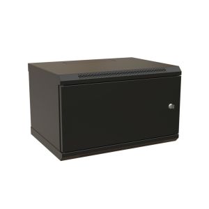 WR-TW-1266-SR-RAL9004 Шкаф телекоммуникационный 19" настенный 12U