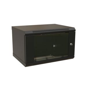 WR-TW-1566-GP-RAL9004 Шкаф телекоммуникационный 19" настенный 15U