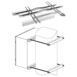 EMW-KKC-800 Комплект крепления двойной на столб