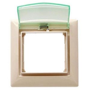 Рамка Valena 1 пост, IP44, слоновая кость (774350) Рамка