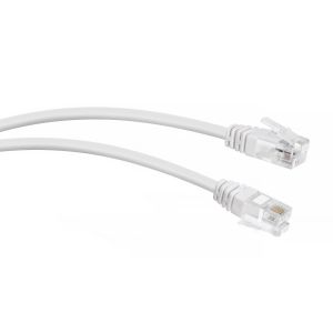 PC-TEL-RJ12-0.5m (7886c), белый Патч-корд медный
