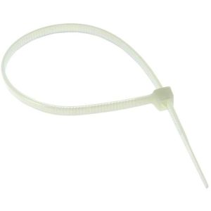 Хомут кабельный 7.2х400 нейл. бел. (уп.100шт) EKF plc-c-7.2x400