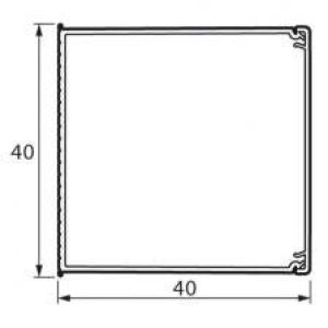 Мини-канал 40x40 мм METRA (638196) Короб