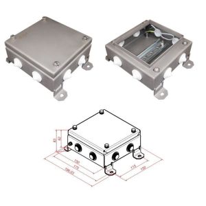КМ IP55-1515, 8 вводов, нержавейка Коробка монтажная электротехническая