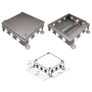 КМ IP55-2020, 12 вводов, нержавейка Коробка монтажная электротехническая