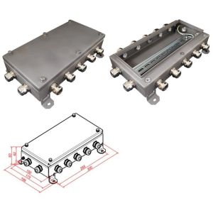 КМ IP66-1530, 12 вводов, нержавейка Коробка монтажная электротехническая