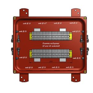 КС-30 УХЛ1,5 IP65 металлические заглушки (zeta30355) Коробка соединительная