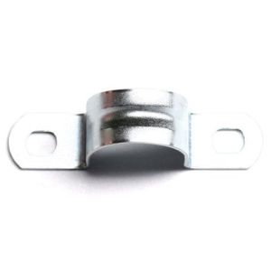 Скоба двухлапковая D25-26 (100 шт) (53357) Скоба двухлапковая оцинкованная