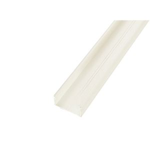 Кабельный канал 40х20х2000мм с перегородкой (белый)