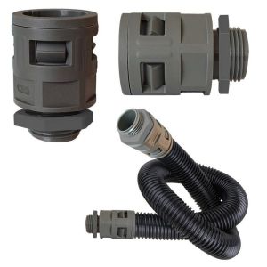ПМГ М20х1,5 (серый) Пластиковая муфта для гофры