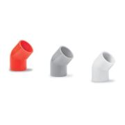 Ecoplast поворот 45гр., для аспирационной системы D25, АБС, красный (10 шт) (49225-10) Поворот для аспирационной системы