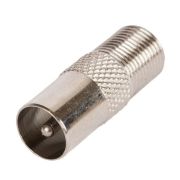 EC-CC-F-PAL-M-MT-100 (100 шт) Адаптер для коаксиальных кабелей, F-тип-PAL-male