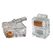 PLUG-6P6C-P-C2-100 (100 шт) Разъем RJ-12
