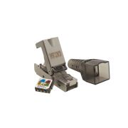 Коннектор 8P8C STP 6A (RJ-45) безынструментальный (10-0240) Разъем RJ-45