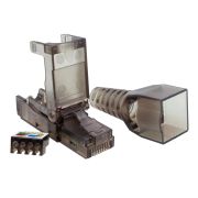 Коннектор 8P8C UTP 6A (RJ-45) безынструментальный (10-0239) Разъем RJ-45