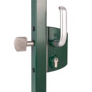 LSKZ4040 U2L (цвет: ZILV, серебро) Замок механический для откатных ворот