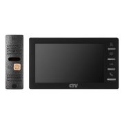 CTV-DP1701 S B (чёрный) Комплект видеодомофона