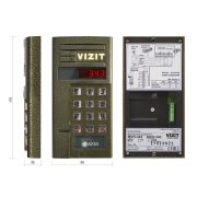 БВД-343F Блок вызова домофона