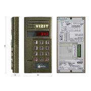 БВД-343FCPW Вызывная панель цветная
