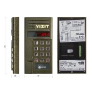 БВД-343RCPL Вызывная панель цветная
