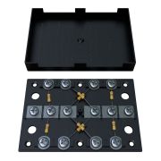 KRA-4 300 Om black (MEC42104) Коробка на 4 абонента