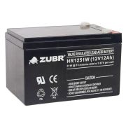 ZUBR HR 1251W (12V, 12Ah) Аккумулятор герметичный свинцово-кислотный