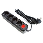 SP4B-318 Сетевой фильтр 4 розетки, 1,8м черный