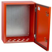 Корпус металлический ЩМП-3-0 650х500х220 У2 IP54 RAL 3020 с монтажной платой (IND-YKM40-03-54) Корпус металлический с монтажной платой