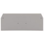 WAGO 280-324 торцевая и промежуточная пластина, серая Торцевая и промежуточная пластина