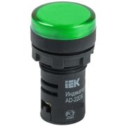 Лампа AD22DS (LED) матрица D22мм зеленый 12В AC/DC (BLS10-ADDS-012-K06) Светосигнальный индикатор