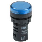 Лампа AD22DS (LED)матрица D22мм синий 230В (BLS10-ADDS-230-K07) Светосигнальный индикатор
