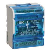 Шина на DIN-рейку в корпусе (кросс-модуль) ШНК 4х7 3L+PEN (YND10-4-07-100) Шина на DIN-рейку в корпусе