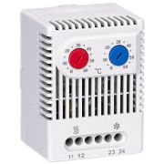 Термостат двухканальный УККт 0…+60°C NO+NC (YCE-DTNO-NC-60) Термостат двухканальный