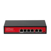 PND-04P-2M-BT1 (65W) Коммутатор неуправляемый 6-портовый с функцией PoE