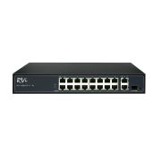RVi-1NS16F-1T-1C Коммутатор с питанием по PoE