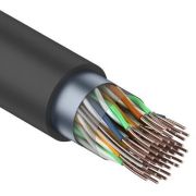 F/UTP, CAT 5, PE, 25PR, 24AWG, OUTDOOR, SOLID, черный, 305м, REXANT (01-1203) Кабель «витая пара» (LAN) для структурированных систем связи