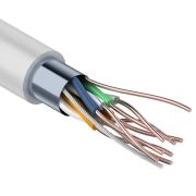 F/UTP, CAT 6, ZH нг(А)-HF, 4PR, 23AWG, INDOOR, SOLID, серый, 305м, REXANT (01-0167) Кабель «витая пара» (LAN) для структурированных систем связи