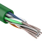 U/UTP, CAT 6, нг(А)-HFLTx, 4х2х0,575мм, 23AWG, INDOOR, SOLID, зеленый, 305м REXANT (01-0072) Кабель «витая пара» (LAN) для структурированных систем связи