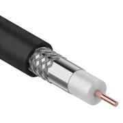 GENERICA RG11 CCS 75Ом FPE PVC черный (CC1-R1F1-119-300-G) Кабель коаксиальный омедненный