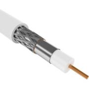GENERICA RG6 CCS 75Ом FPE PVC белый (CC1-R6F1-111-100-G) Кабель коаксиальный омедненный