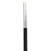 RG-11U, 75 Ом, CCS/Al/Al 83% + ТРОС*1 (бухта 305 м), черный OUTDOOR (01-3021) Кабель коаксиальный радиочастотный