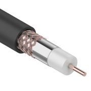 RG-6U+Cu, 75 Ом, Cu/Al/Cu, 64%, 100м. OUTDOOR REXANT (01-2222) Кабель коаксиальный радиочастотный