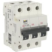 M10N 3P C 20А 10кА ARMAT (AR-M10N-3-C020) Автоматический выключатель