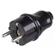 Вилка разборная прямая ВПп10-02-Ст с з/к черная (EVP10-16-01-K02) Вилка разборная прямая