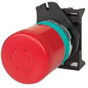 Кнопка аварийная грибовидная поворотная D40 (ABHT1C4N) Кнопка аварийная грибовидная поворотная