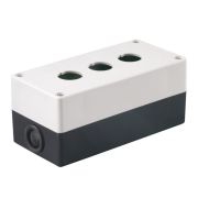 Корпус КП103 для кнопок 3 места белый (BKP10-3-K01) Корпус для кнопочных постов